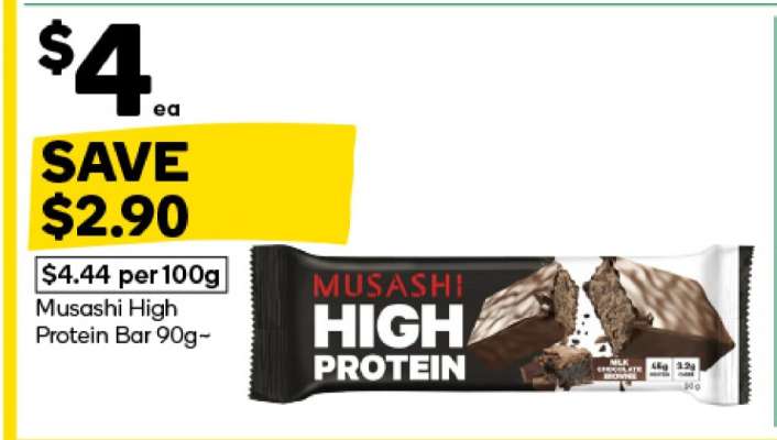 Musashi High Protein Bar 90g