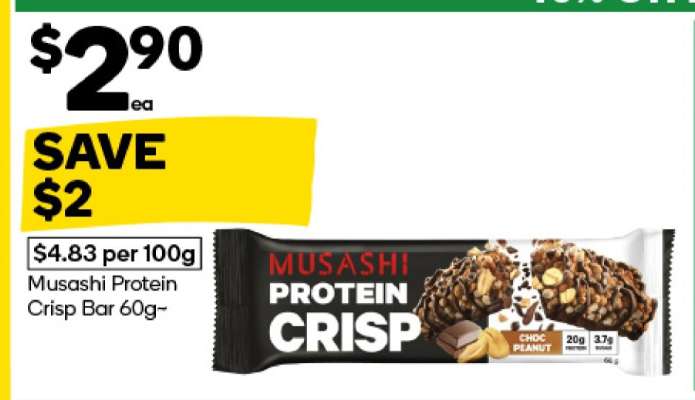 Musashi Protein Crisp Bar 60g