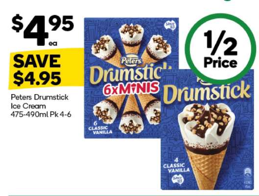 Peters Drumstick Ice Cream