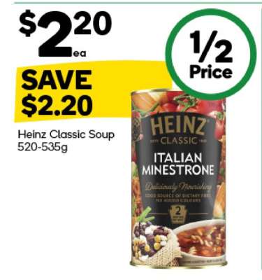 Heinz Classic Soup 520-535g