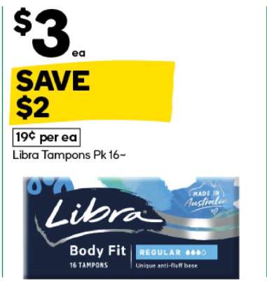 Libra Tampons Pk 16~