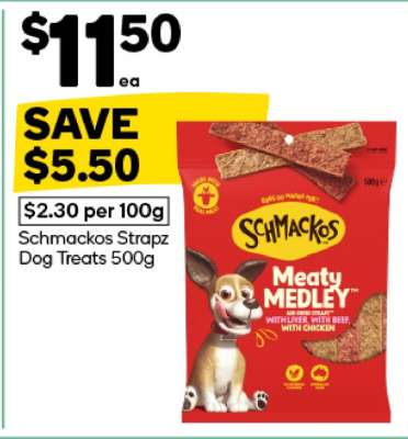 Schmackos Strapz Dog Treats 500g