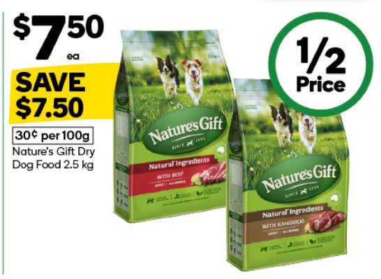 Nature's Gift Dry Dog Food 2.5 kg