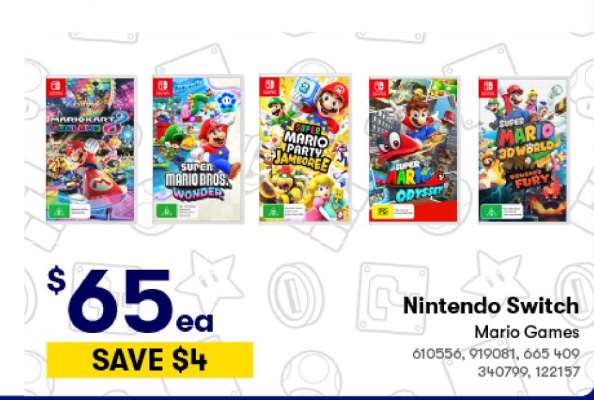 Nintendo Switch Mario Games