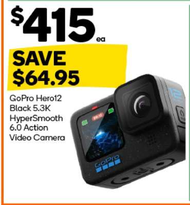 GoPro Hero12 Black 5.3K HyperSmooth 6.0 Action Video Camera