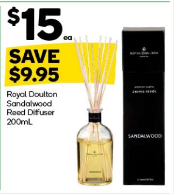 Royal Doulton Sandalwood Reed Diffuser 200mL