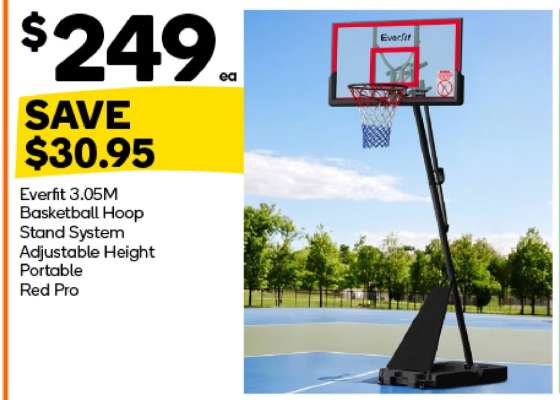Everfit 3.05M Basketball Hoop Stand System