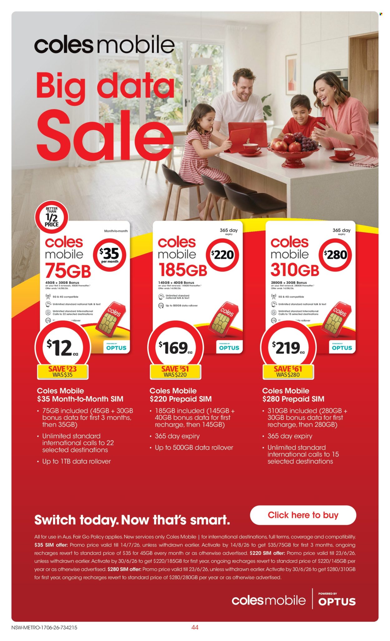 Coles catalogue - 17 Jun 2026 - 23 Jun 2026. Page 44