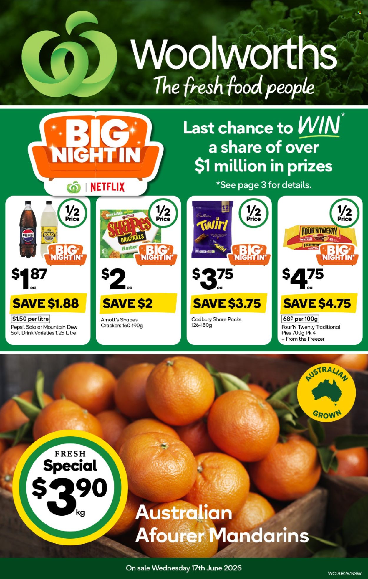 Woolworths catalogue - 17 Jun 2026 - 23 Jun 2026. Page 1