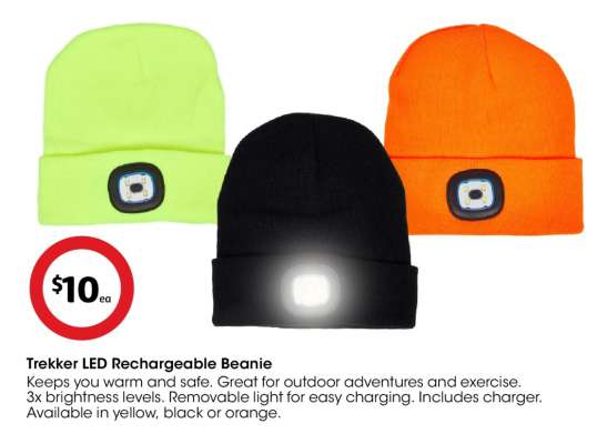 Trekker LED Rechargeable Beanie