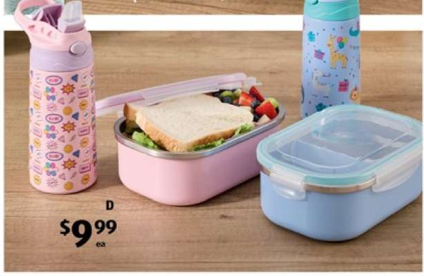 Lunch Box and Water Bottle Set