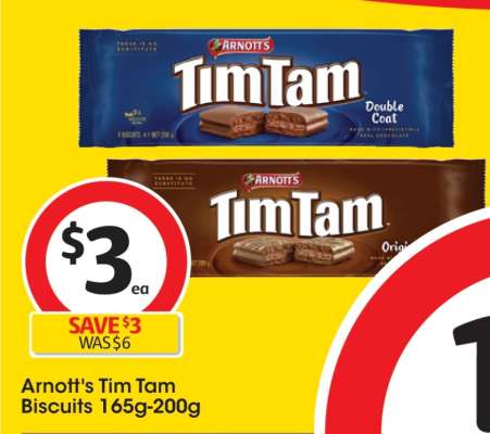 Arnott's Tim Tam Biscuits 165g-200g