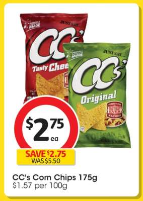 CC’s Corn Chips 175g