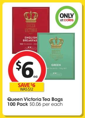 Queen Victoria Tea Bags
