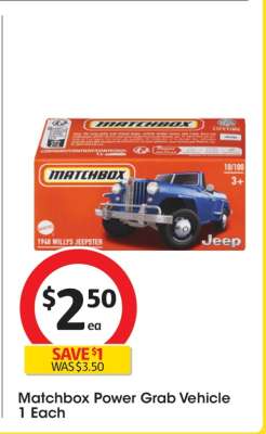 Matchbox Power Grab Vehicle