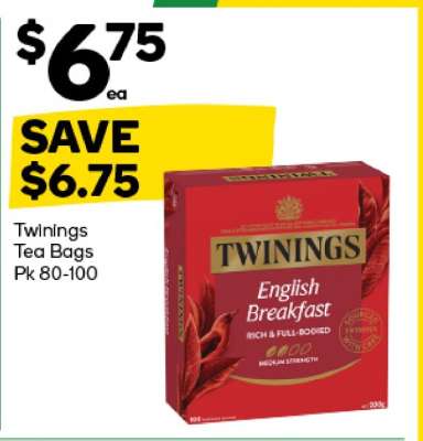 Twinings Tea Bags Pk 80-100