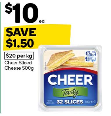 Cheer Sliced Cheese 500g