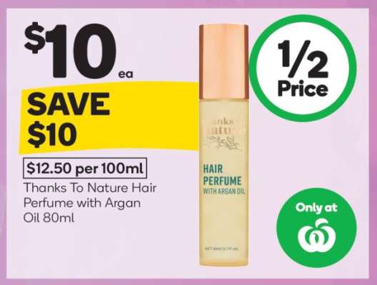 Thanks To Nature Hair Perfume with Argan Oil 80ml