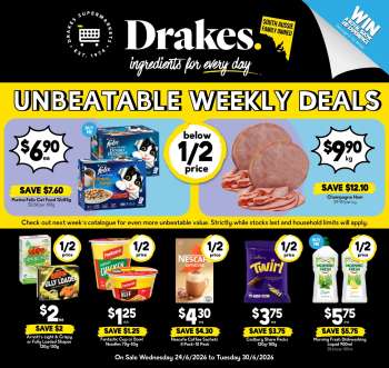 Drakes Catalogue - 24 Jun 2026 - 30 Jun 2026.
