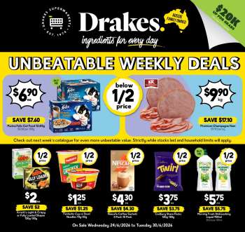 Drakes Catalogue - 24 Jun 2026 - 30 Jun 2026.