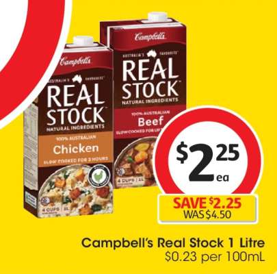 Campbell's Real Stock 1 Litre