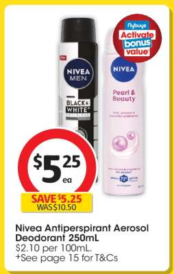 Nivea Antiperspirant Aerosol Deodorant 250mL