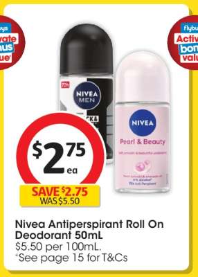 Nivea Antiperspirant Roll On Deodorant 50mL