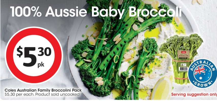 100% Aussie Baby Broccoli