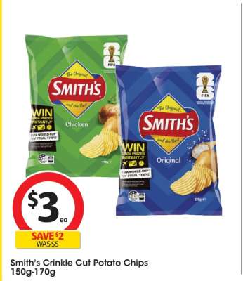 Smith's Crinkle Cut Potato Chips