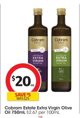 Cobram Estate Extra Virgin Olive Oil 750mL