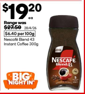 Nescafe Blend 43 Instant Coffee 300g