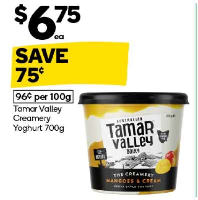 Tamar Valley Creamery Yoghurt 700g