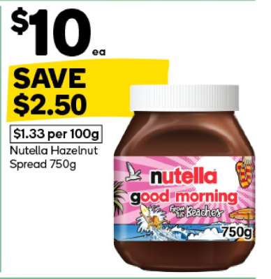 Nutella Hazelnut Spread 750g