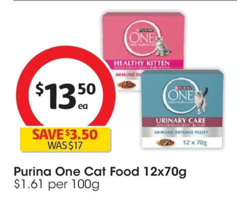 Purina One Cat Food 12x70g
