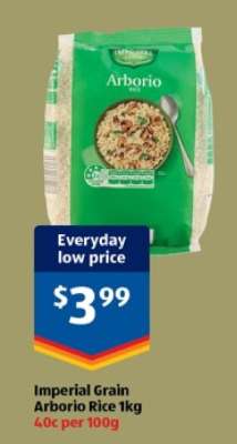 Imperial Grain Arborio Rice 1kg