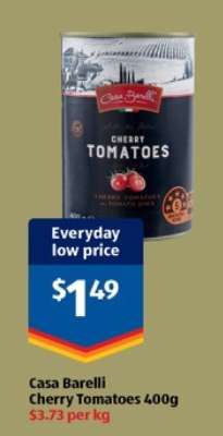 Casa Barelli Cherry Tomatoes 400g