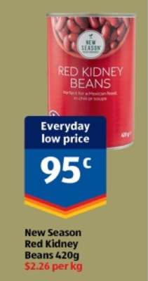 New Season Red Kidney Beans 420g