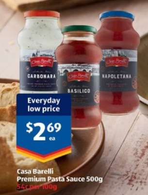Casa Barelli Premium Pasta Sauce 500g