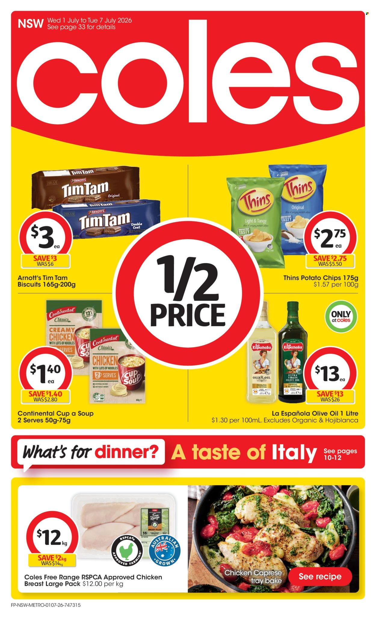 Coles catalogue - 1 Jul 2026 - 7 Jul 2026. Page 1
