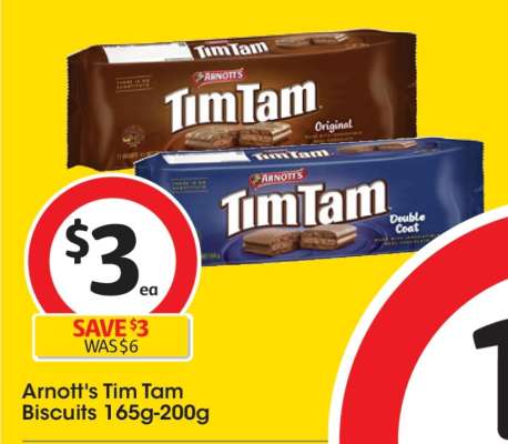 Arnott's Tim Tam Biscuits 165g-200g