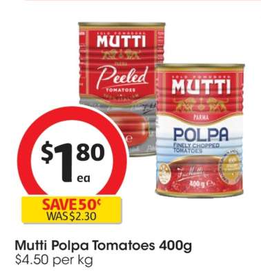 Mutti Polpa Tomatoes 400g