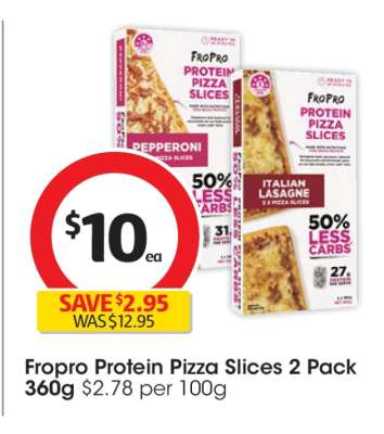 FroPro Protein Pizza Slices 2 Pack