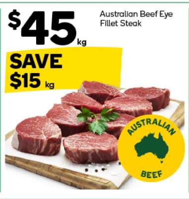 Australian Beef Eye Fillet Steak