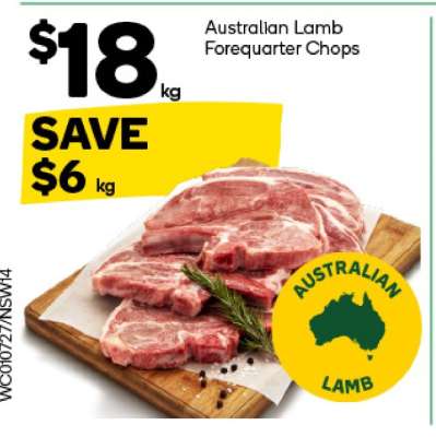 Australian Lamb Forequarter Chops