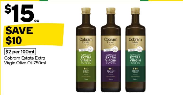 Cobram Estate Extra Virgin Olive Oil 750mL