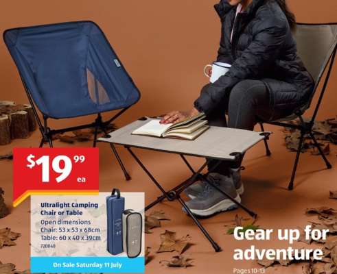 Ultralight Camping Chair or Table