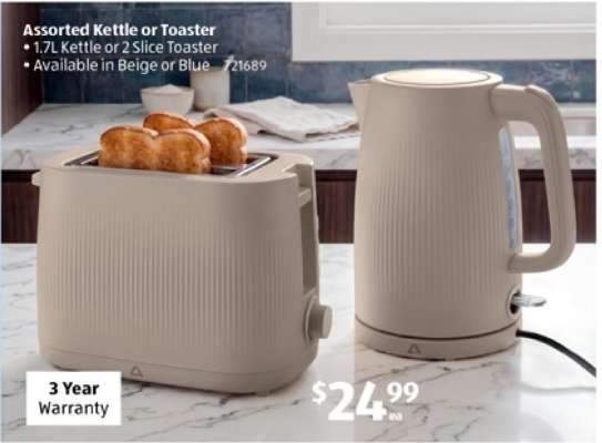 Assorted Kettle or Toaster