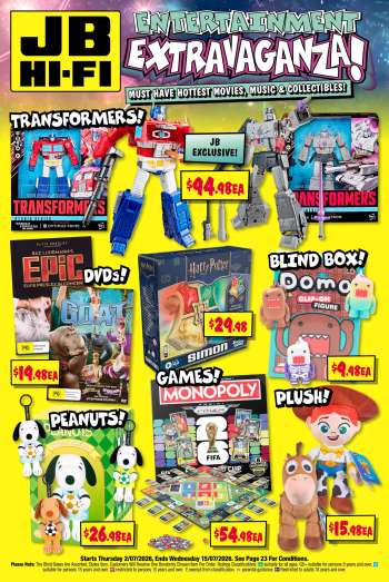 JB Hi-Fi Catalogue - 2 Jul 2026 - 15 Jul 2026.