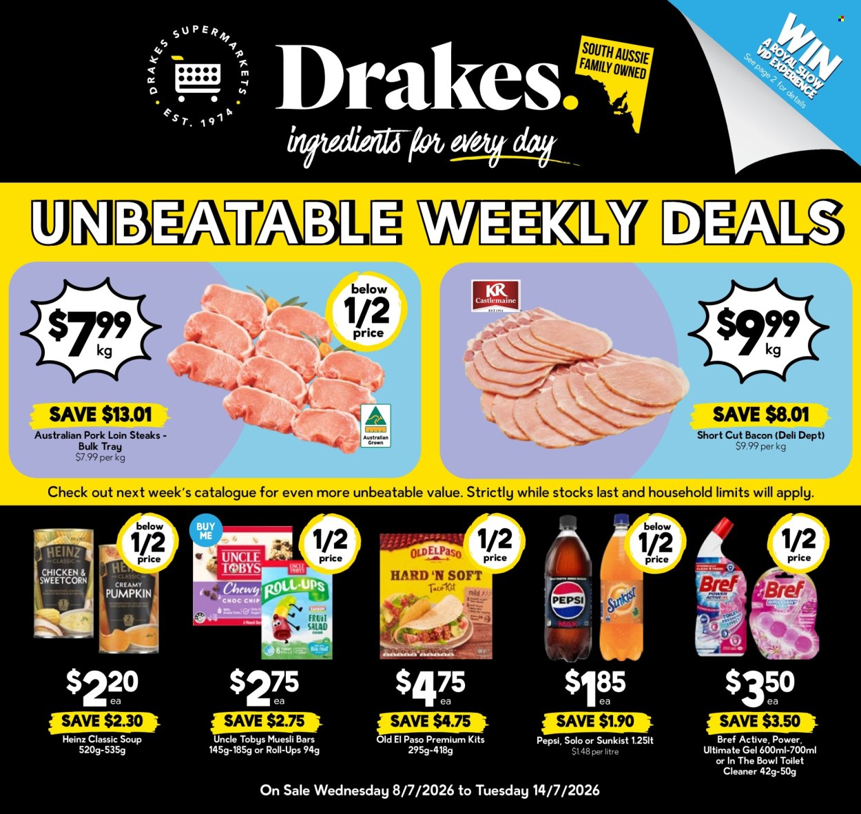 Drakes catalogue - 8 Jul 2026 - 14 Jul 2026. Page 1