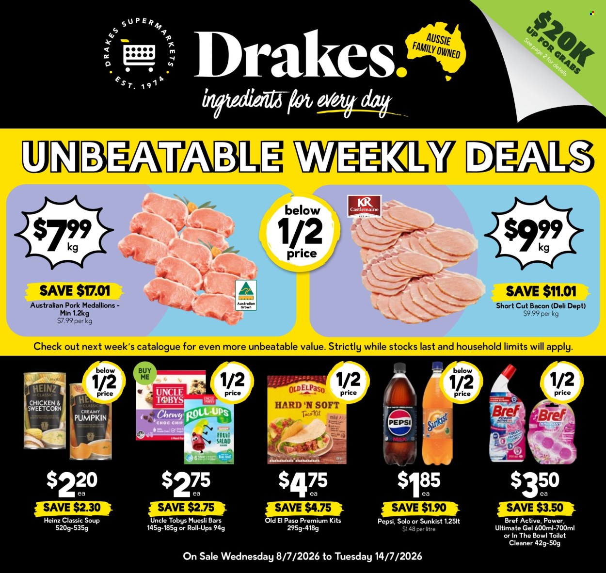 Drakes catalogue - 8 Jul 2026 - 14 Jul 2026. Page 1